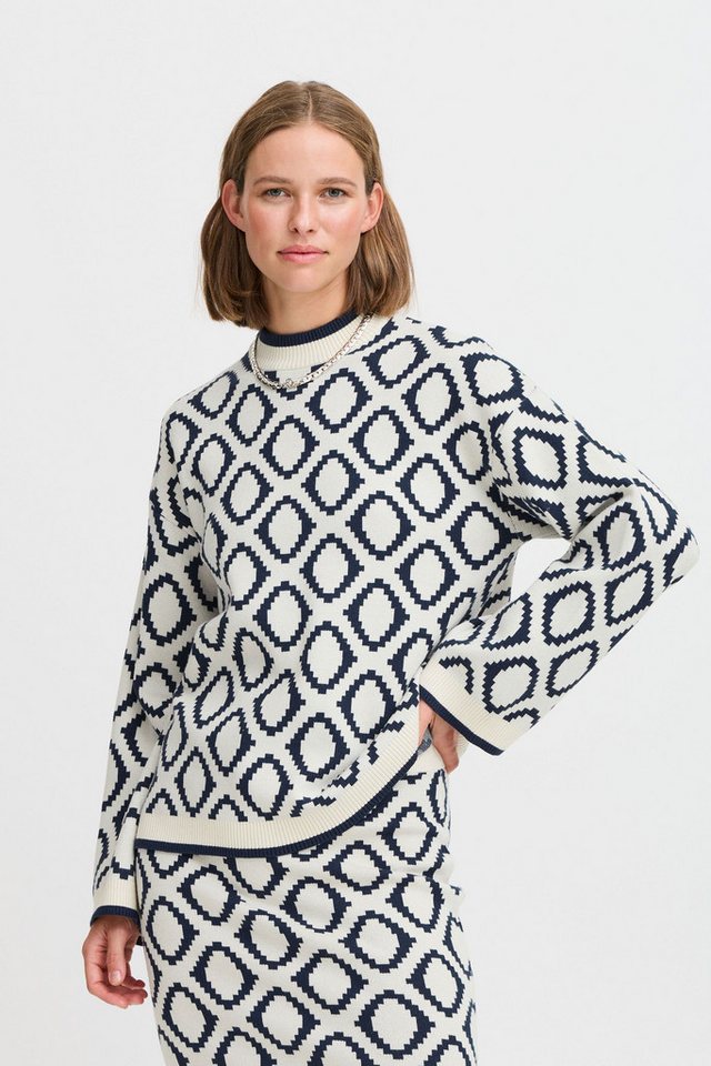 b.young Strickpullover BYMIRAN JUMPER2 - modischer Strickpullover mit Muster mit von b.young