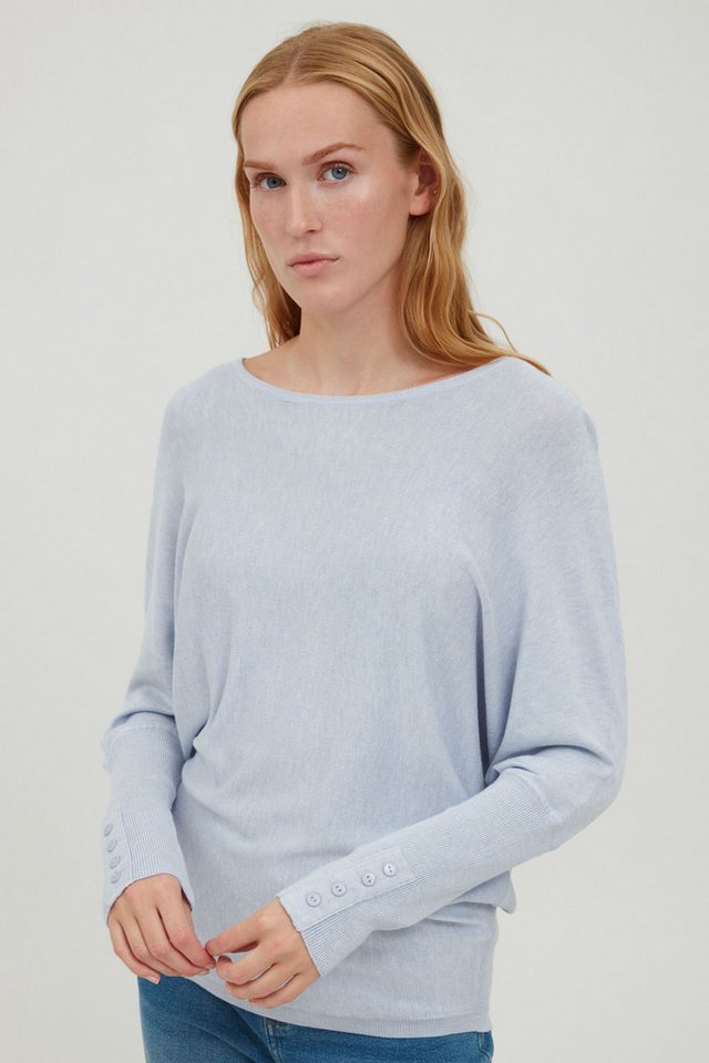 b.young Strickpullover BYMMPIMBA BAT SLEEVE -20811032 Feinstrickpullover mit Zierknöpfen von b.young