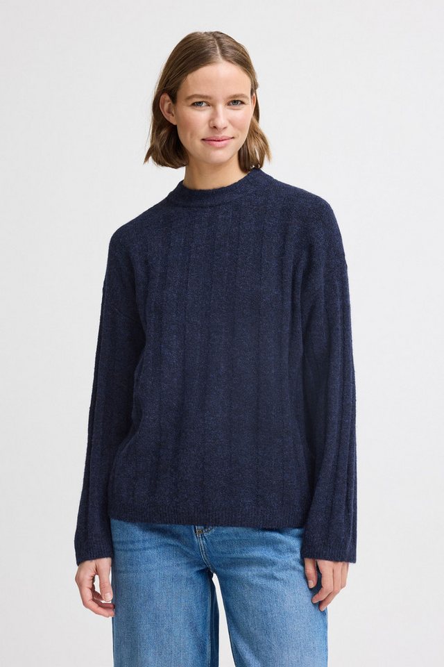 b.young Strickpullover BYOMEA moderner Strickpullover von b.young