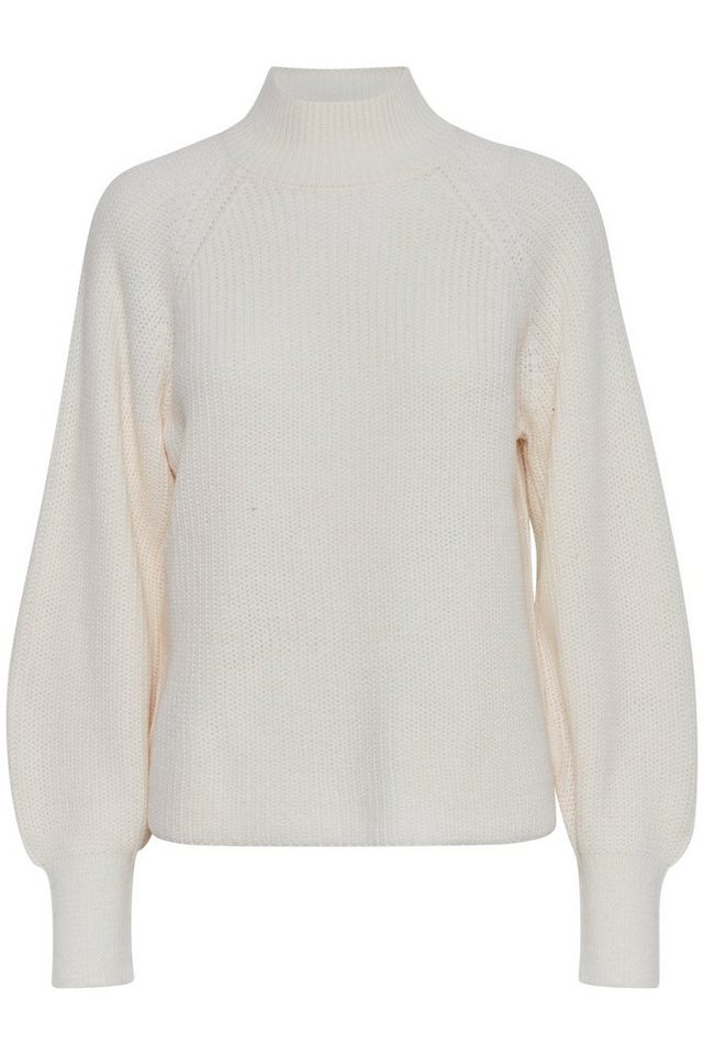b.young Strickpullover Grobstrick mit Ballonärmeln mit Kragen BYOTINKA HIGH NECK JUMPER - von b.young