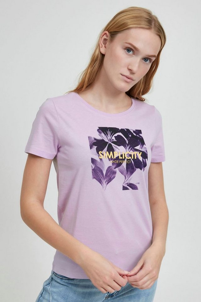 b.young T-Shirt BYSANLA LEAF TSHIRT -20811085 T-Shirt mit Fotoprint von b.young