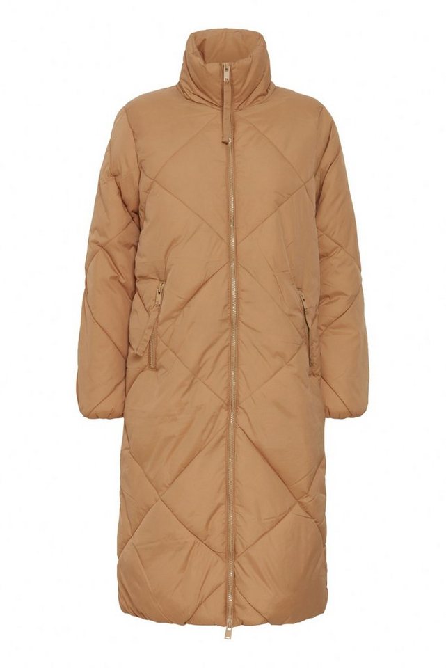 b.young Winterjacke Lange Winter Jacke Puffer Stepp Mantel BYBOMINA COAT 2 6283 in Braun von b.young