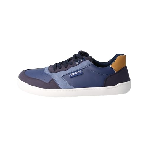bLIFESTYLE Herren Sneaker Barfuß, Sportlicher Sneaker,Vegan (Marine/braun, EU Schuhgrößensystem, Erwachsene, Herren, Numerisch, Breit, 42) von bLIFESTYLE