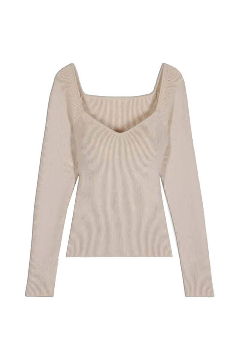ba&sh - Pullover - Olaf beige - Gr. - 3 von ba&sh