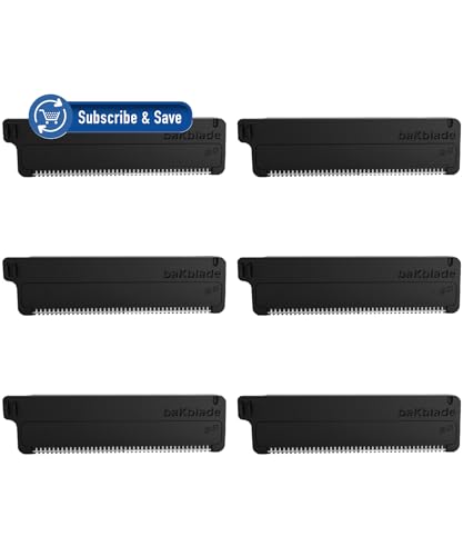 baKblade 2.0 - Ersatzklingen für 2.0 Elite-Rasierer - Dryglide-Technologie (6 Ersatzklingen enthalten) von baKblade