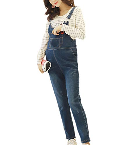 babao Mutterschaft Lätzchen Overalls Overalls Schwangere Frauen Denim Latzhose Jeans Overalls von babao