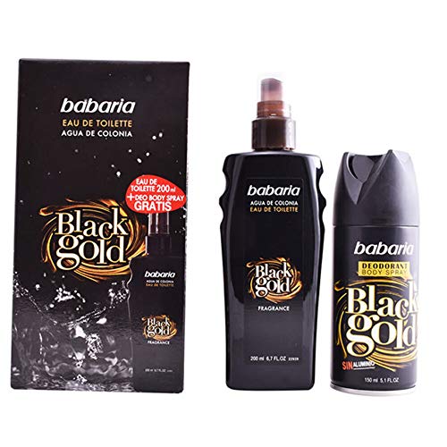 Babaria - Babaria Men Black Gold Eau de Toilette Spay 100 ml + Deodorant 150 ml – btsw-163514 von Babaria