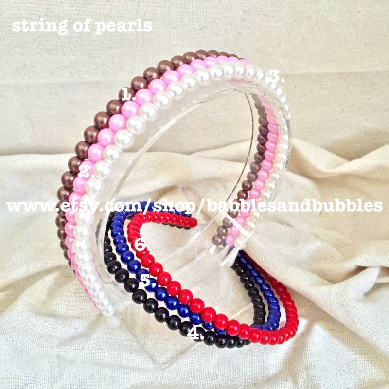 Bequeme Handgefertigte Perlen-stirnbandzubehör - Versand Am Ächsten Tag von babblesandbubbles