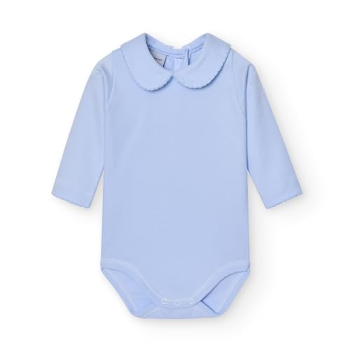 BABIDU Unisex Baby Body Cuello Algodon, Himmelblau, 24 Monate von BABIDU