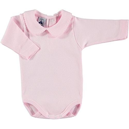 BABIDU Unisex Baby Body Cuello Algodon, Rosa, 24 Monate von BABIDU