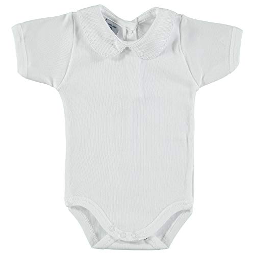 BABIDU Unisex Baby 1181 Zugeschnitten, weiß, 9 Months von BABIDU