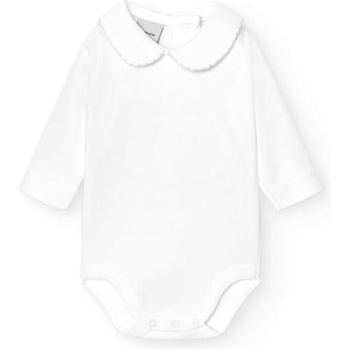 babidu Unisex Baby Body C.Polo Pique, Weiß (Celeste), 1 Monate babidu Unisex Baby Body C.Polo Pique, Weiß (Celeste), 1 Monate von BABIDU