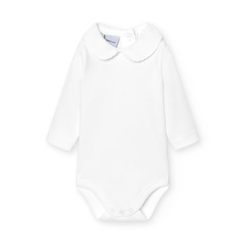 babidu Unisex Baby Body C.Polo Pique, Weiß, 18 Monate von BABIDU