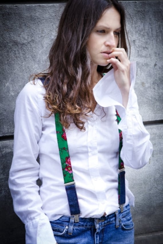 Hosenträger Für Frauen, Grüner Damen Hosenträger Für Frauen, Grüner Damen von baboshkaa