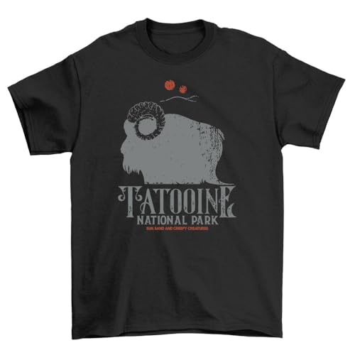 Explore Tatooine National Park with This Funny Bison on Tatooine T-Shirt von babvwsetse