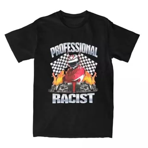 Professional Certified Racist Racing Meme Women T-Shirt Unisex Clothing Harajuku Female O-Neck Short Sleeve Tops Tees (2) Black 3XL von babvwsetse