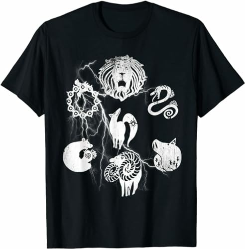 The Seven Deadly Sins T-Shirt Black XXL von babvwsetse