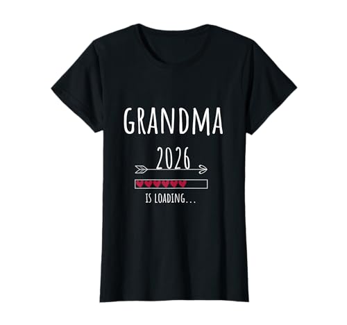 Baby 2026 Grandma Pregnancy Announcement T-Shirt von baby announcement gifts 2026