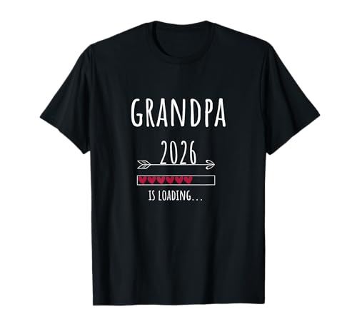 Baby 2026 Grandpa Pregnancy Announcement T-Shirt von baby announcement gifts 2026