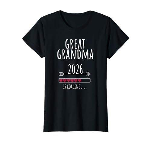 Baby 2026 Great Grandma Pregnancy Announcement T-Shirt von baby announcement gifts 2026