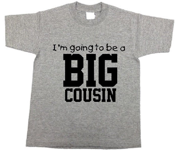 Big Cousin Kleinkind-Shirt Familien-Ankündigung Für Mädchen Und Jungen von baby1zmaker4u