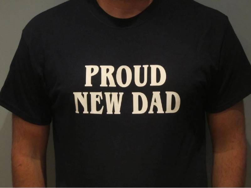 New Dad Daddy Shirt Stolzer Vater T-Shirt Kreißraum Herren Kleidung von baby1zmaker4u