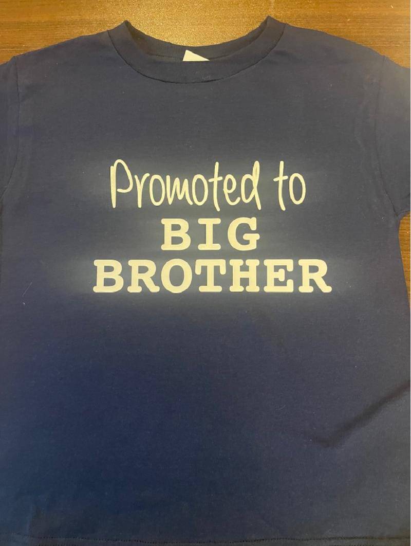 Personalisierbar Big Brother Shirt Neue Geschwister Ankündigung Jungen Kleinkind T-Shirt von baby1zmaker4u