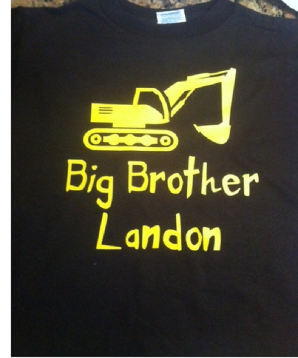 Personalisiertes Big Brother Bagger Shirt Benutzerdefinierte Konstruktion T-Shirt von baby1zmaker4u