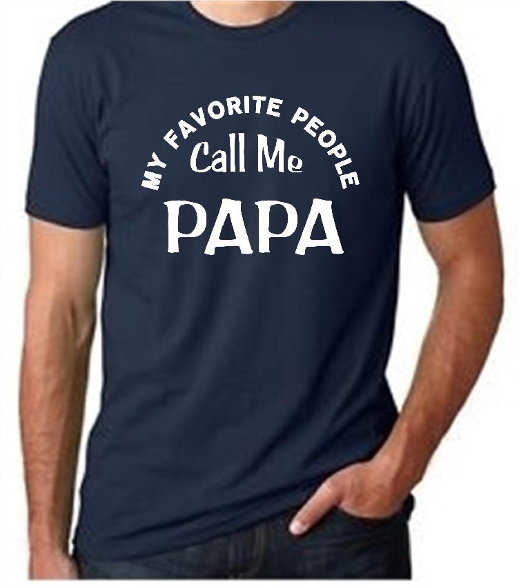 Personalisiertes Papa T-Shirt Geschenk Für Den Vatertag von baby1zmaker4u