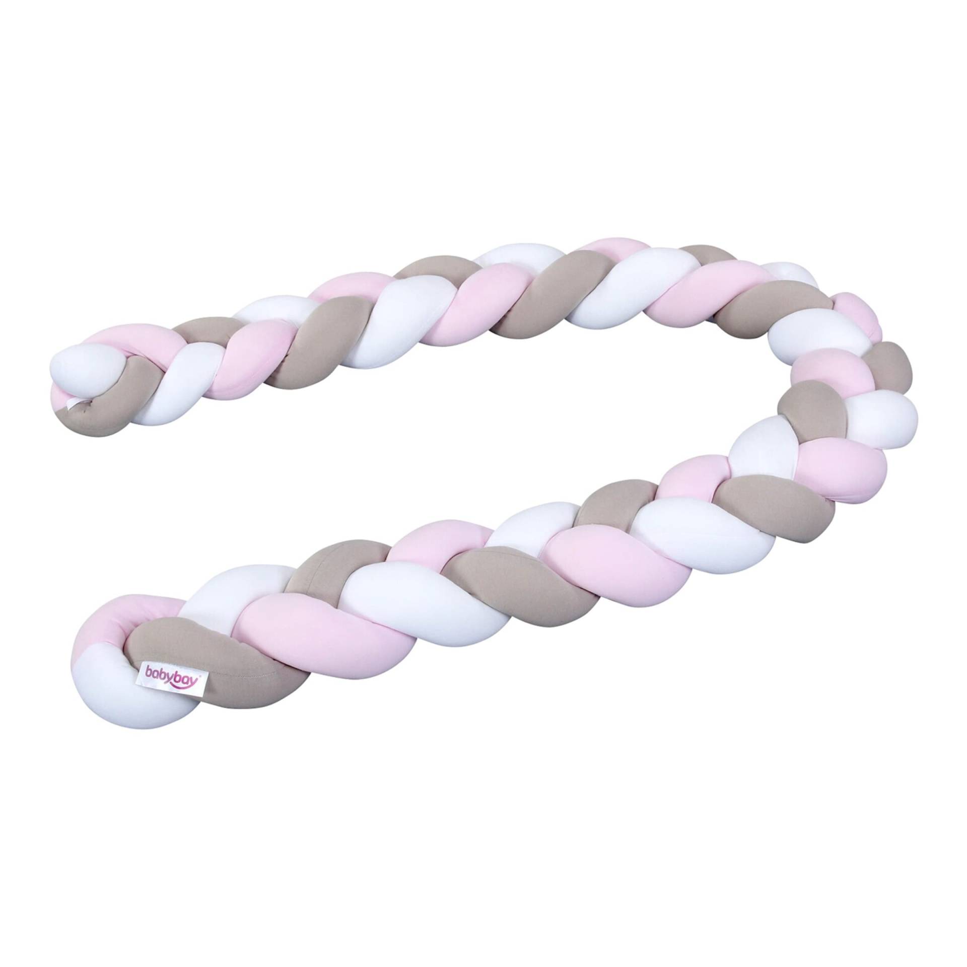 Babybay® Nestchenschlange geflochten 200 cm für Babybetten von babybay