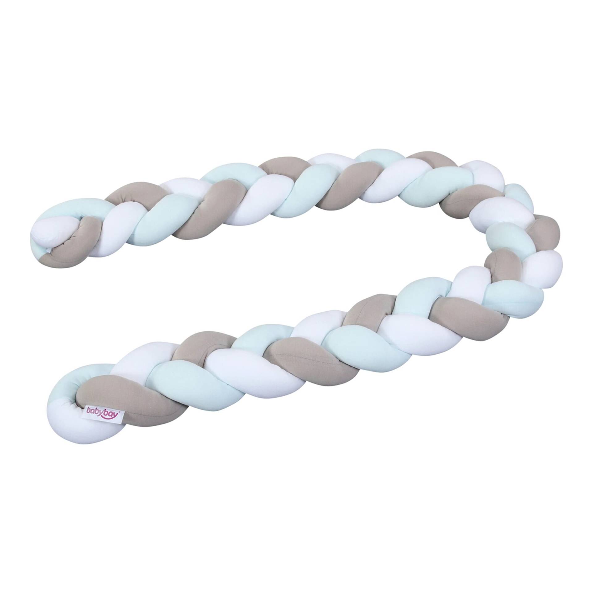 Babybay® Nestchenschlange geflochten 180 cm für alle Beistellbetten von babybay
