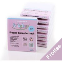 babybay Maxi Spannbetttuch Frottee weiß 89 x 50 cm von babybay