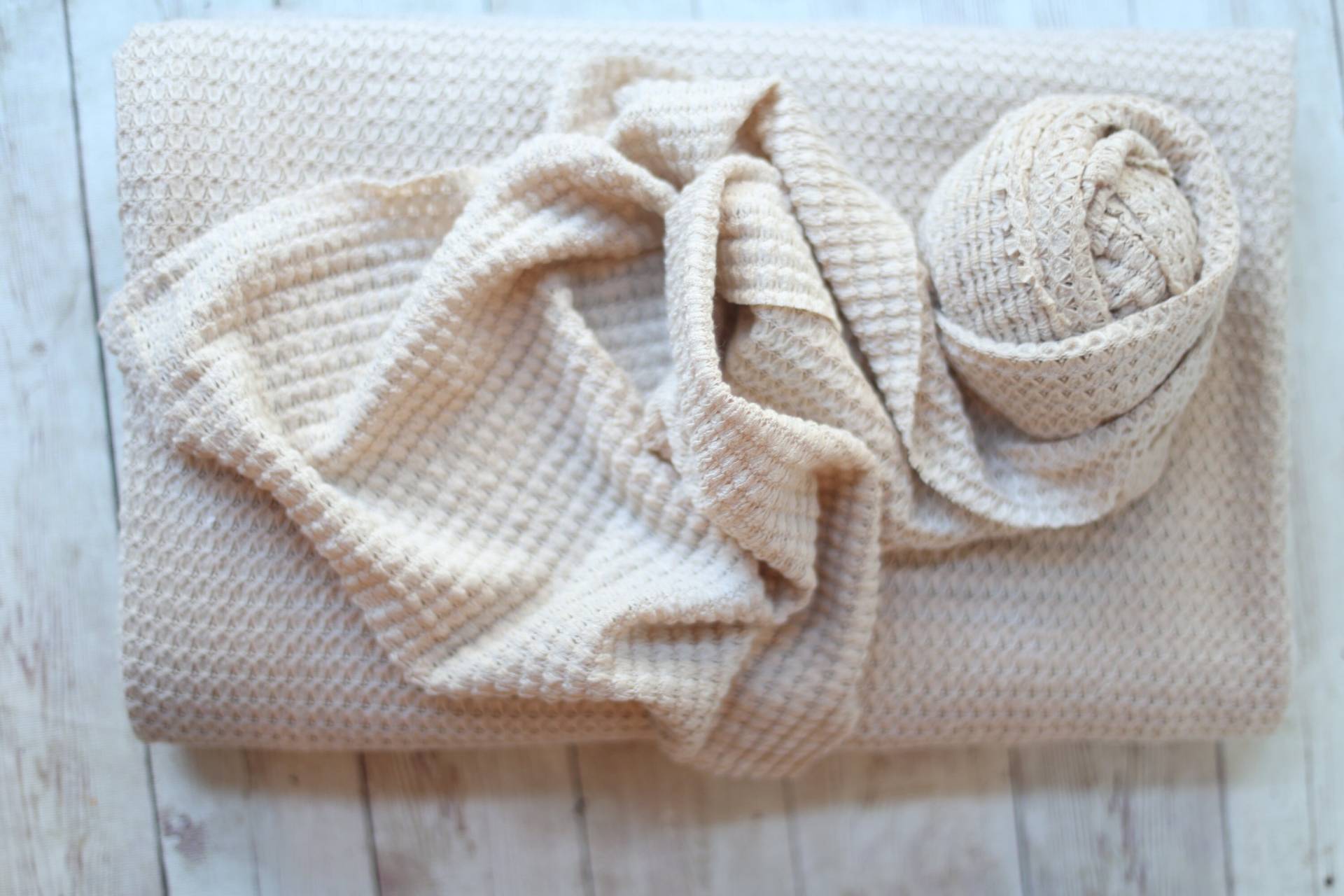 Benjamin Kollektion Stretch-Stoff Posierende Wrap in Khaki Tan Benjamin Kollektion Stretch-Stoff Posierende Wrap in Khaki Tan von babybirdieboutique