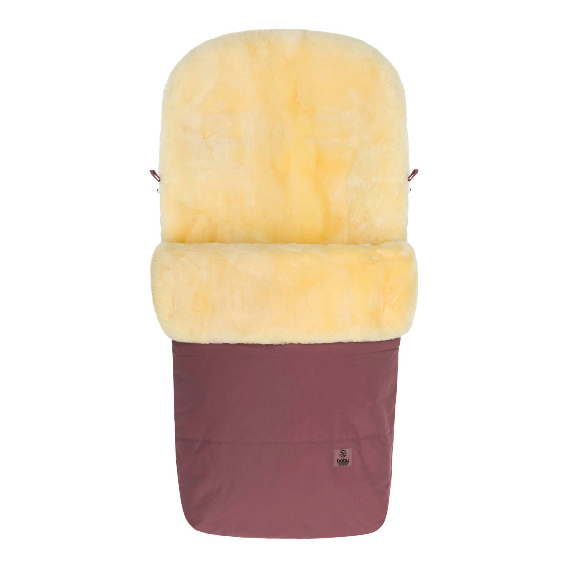 Babycab Lammfell-Winter-Fußsack Lulea für Kinderwagen, Buggy rosa von babycab