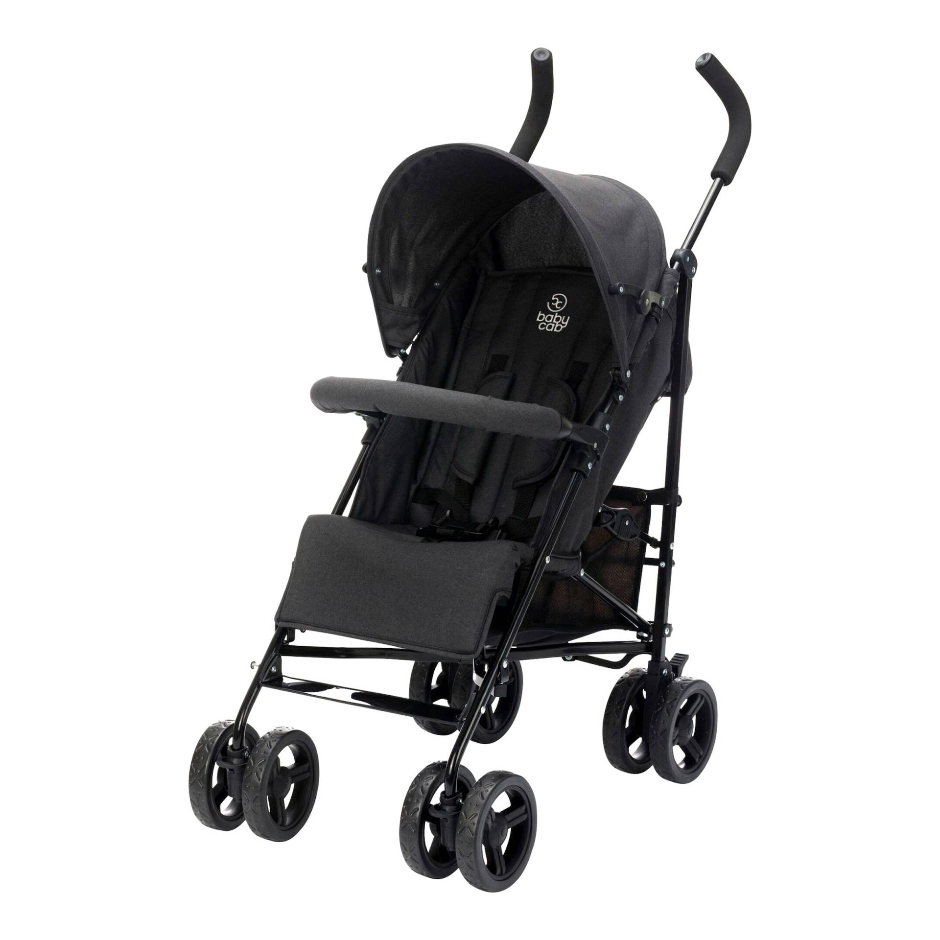 Babycab Malaga Buggy mit Liegefunktion schwarz von babycab