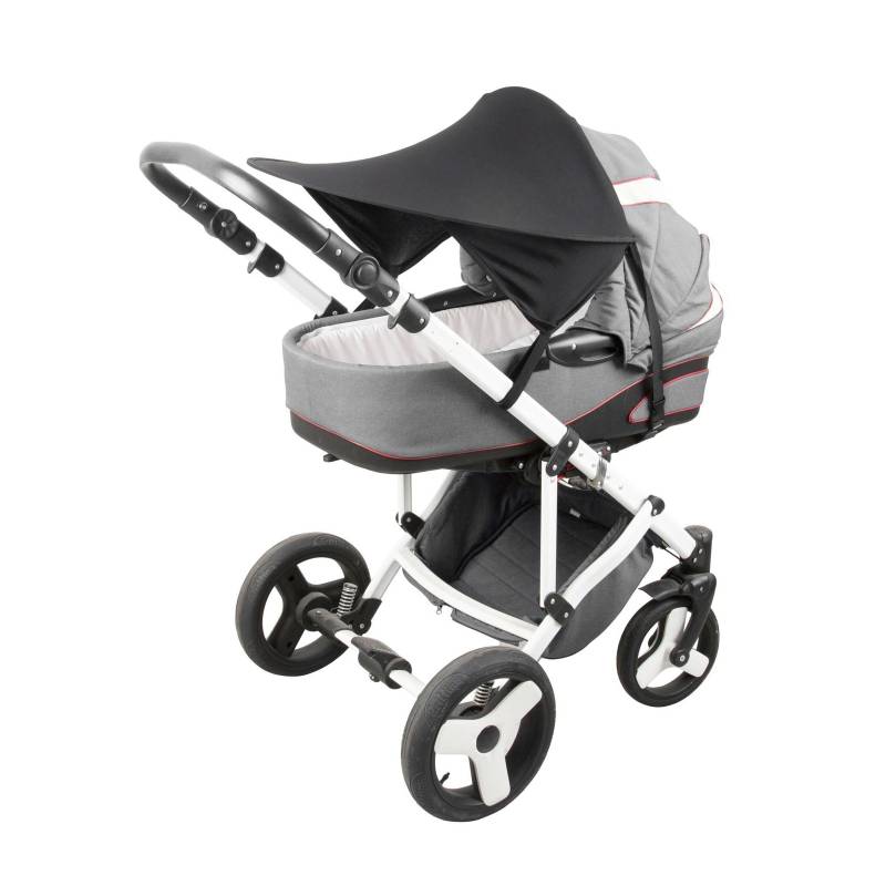 Babycab Universal Sonnenverdeck für Kinderwagen schwarz von babycab