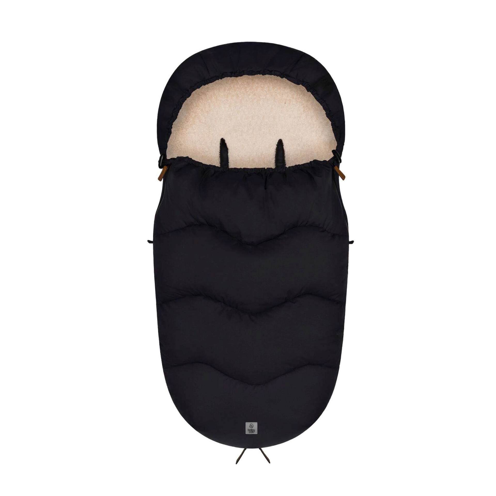 Babycab Winterfußsack Vanna Teddy schwarz von babycab