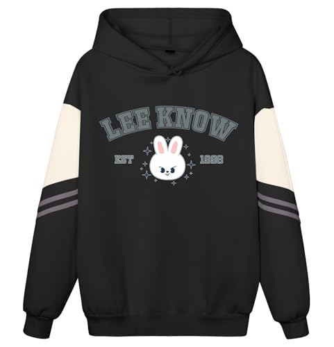 Kpop Bangchan Felix Hoodie Hyunjin Changbin IN Han Seungmin Lee Know Kapuzenpullover für Damen, Lee Know, M Kpop Bangchan Felix Hoodie Hyunjin Changbin IN Han Seungmin Lee Know Kapuzenpullover für Damen, Lee Know, M von babyhealthy