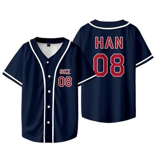 Kpop Felix Baseball Jersey Bangchan Chaotic Han in Hyunjin Lee Know Changbin Seungmin Dominate World Tour Merch Kpop Felix Baseball Jersey Bangchan Chaotic Han in Hyunjin Lee Know Changbin Seungmin Dominate World Tour Merch von babyhealthy