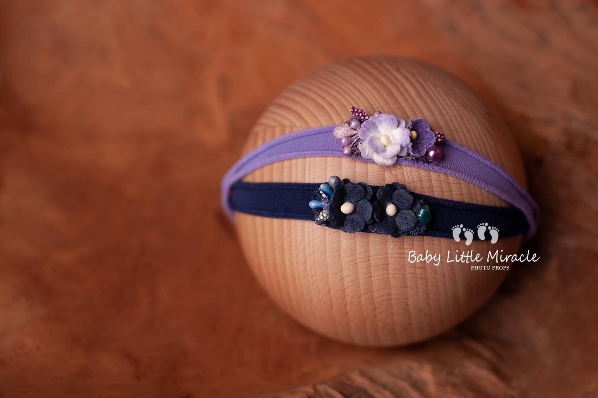 Baby-Stirnband, Marine-Stirnband, Jeans-Stirnband, Lila-Stirnband, Stirnbänder-Set, Neugeborenen Stirnband, Baby-Dusche-Geschenk von babylittlemiracle