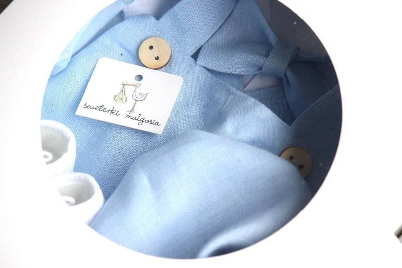 Taufset Für Jungen, Leinen, Taufe, Blue Leinen Outfits, Outfit Baby Boy, Taufleinen, Sommer Taufe Outfit, Clothes Boy von babypullover