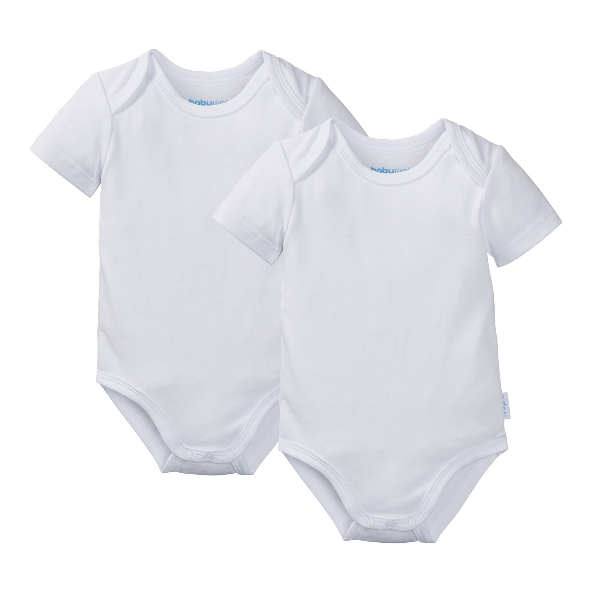 Baby-Walz Basics 2er-Pack Bodys kurzarm von baby-walz