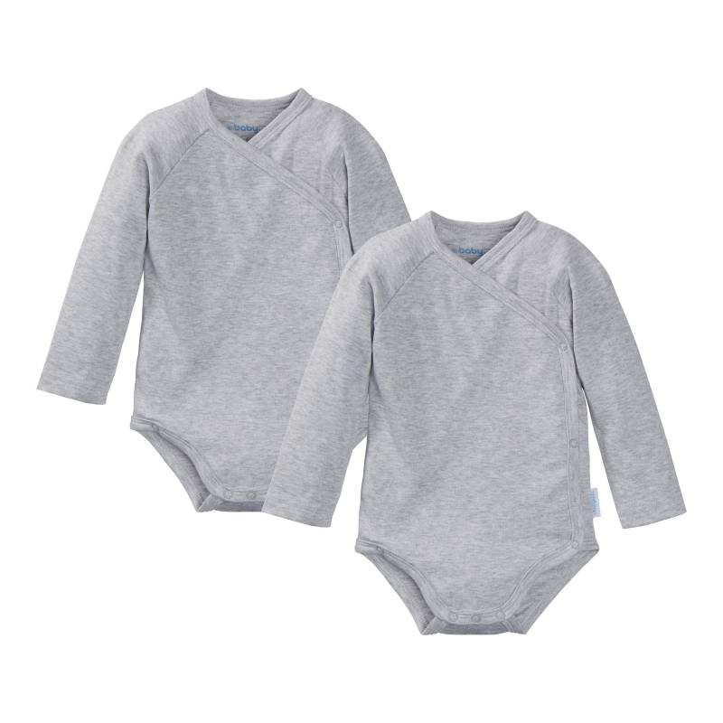 Baby-Walz Basics 2er-Pack Wickelbodys langarm von baby-walz