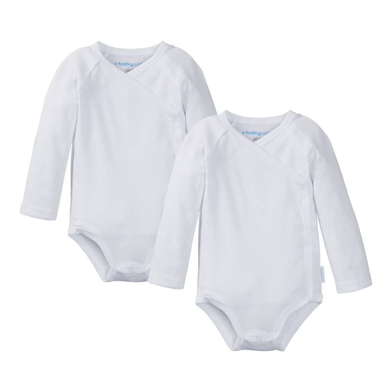 Baby-Walz Basics 2er-Pack Wickelbodys langarm von baby-walz