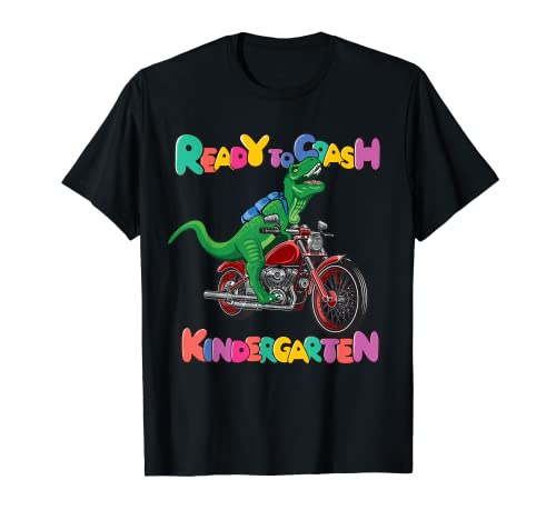 Ready To Crash Kindergarten Trex für Jungen Mädchen Kinder Kleinkind T-Shirt Ready To Crash Kindergarten Trex für Jungen Mädchen Kinder Kleinkind T-Shirt von back to school tees