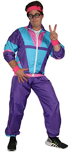 Bad Taste lila babyblau rosa 80er Jahre Kostüm Jogginganzug für Herren - Größe S-XXXXL - Trainingsanzug Fasching Karneval, Größe:XXXXL Bad Taste lila babyblau rosa 80er Jahre Kostüm Jogginganzug für Herren - Größe S-XXXXL - Trainingsanzug Fasching Karneval, Größe:XXXXL von bad taste dieser Style macht geil