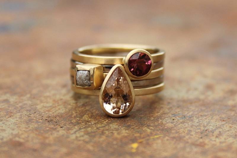 stacking Rings 18K Und 14K von badenmueller