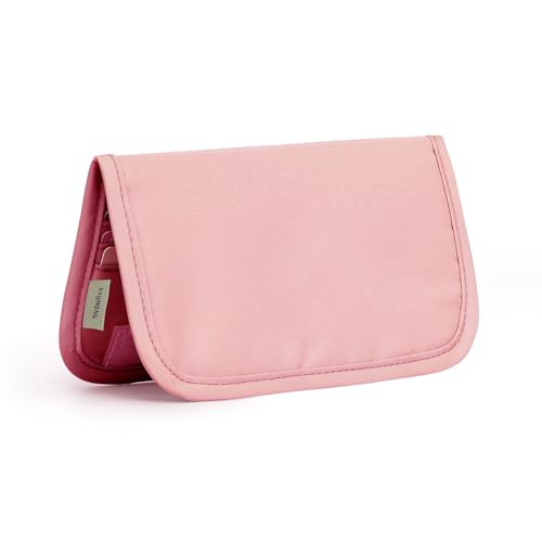bagINBAG QIANPA Kartenetui für Damen und Herren, schlanke Brieftasche mit Reißverschlusstasche, minimalistische Geldbörse, RFID mit Nylongewebe, Pink, Medium, Minimalistisch bagINBAG QIANPA Kartenetui für Damen und Herren, schlanke Brieftasche mit Reißverschlusstasche, minimalistische Geldbörse, RFID mit Nylongewebe, Pink, Medium, Minimalistisch von bagINBAG QIANPA