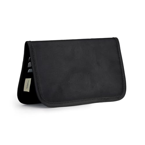 bagINBAG QIANPA Kartenetui für Damen und Herren, schlanke Brieftasche mit Reißverschlusstasche, minimalistische Geldbörse, RFID mit Nylongewebe, Schwarz, Medium, Minimalistisch bagINBAG QIANPA Kartenetui für Damen und Herren, schlanke Brieftasche mit Reißverschlusstasche, minimalistische Geldbörse, RFID mit Nylongewebe, Schwarz, Medium, Minimalistisch von bagINBAG QIANPA