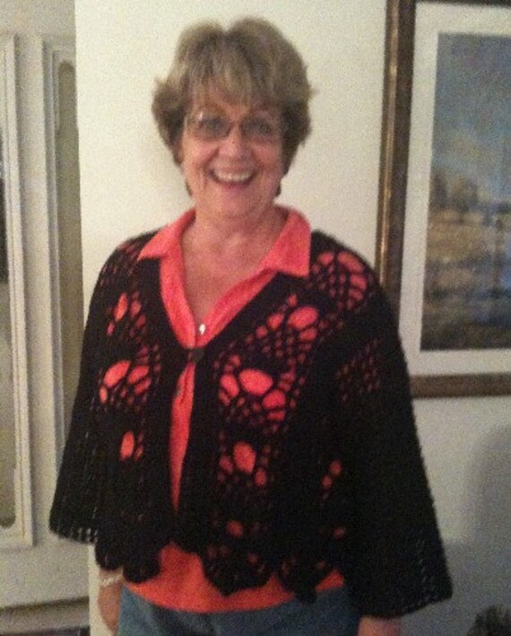 Schwarzer Shrug Mittlerer Länge von bagsandmorebypam